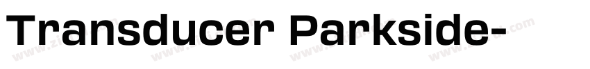 Transducer Parkside字体转换